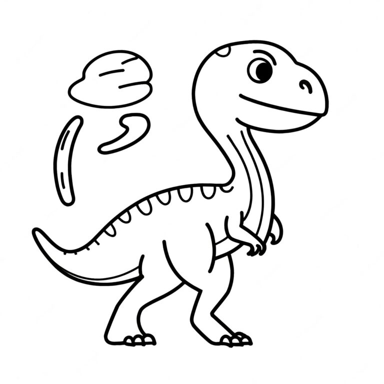 En velociraptor utforskar sin omgivning