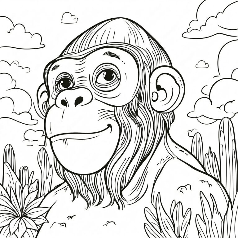 Gorilla med unge i djungeln