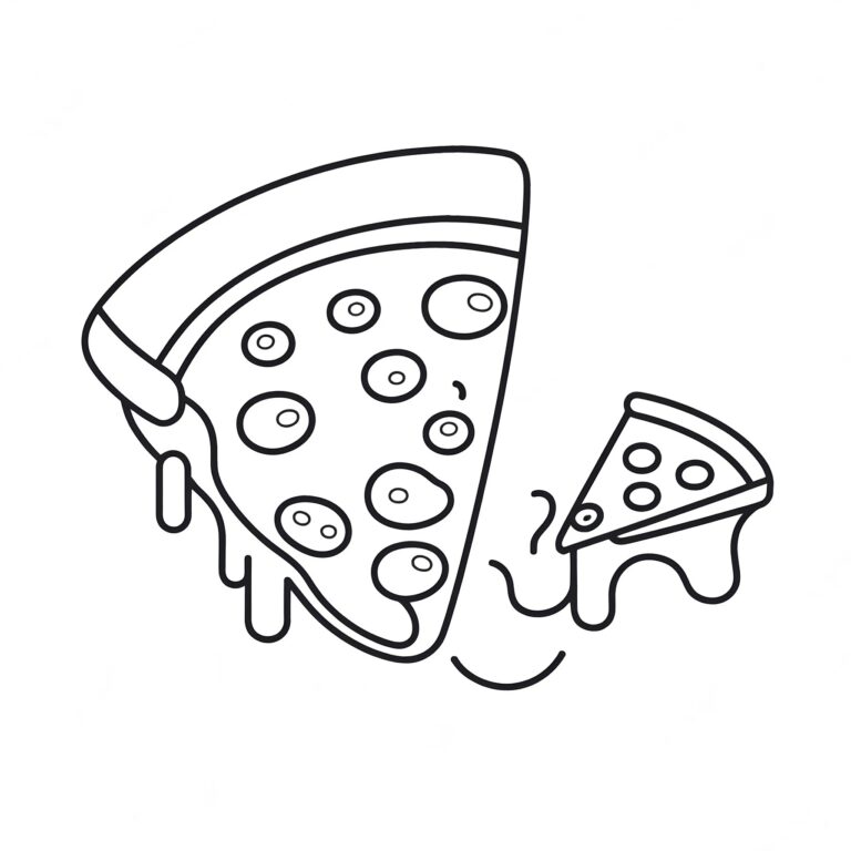 Lekfull pizzaslice med smält ost